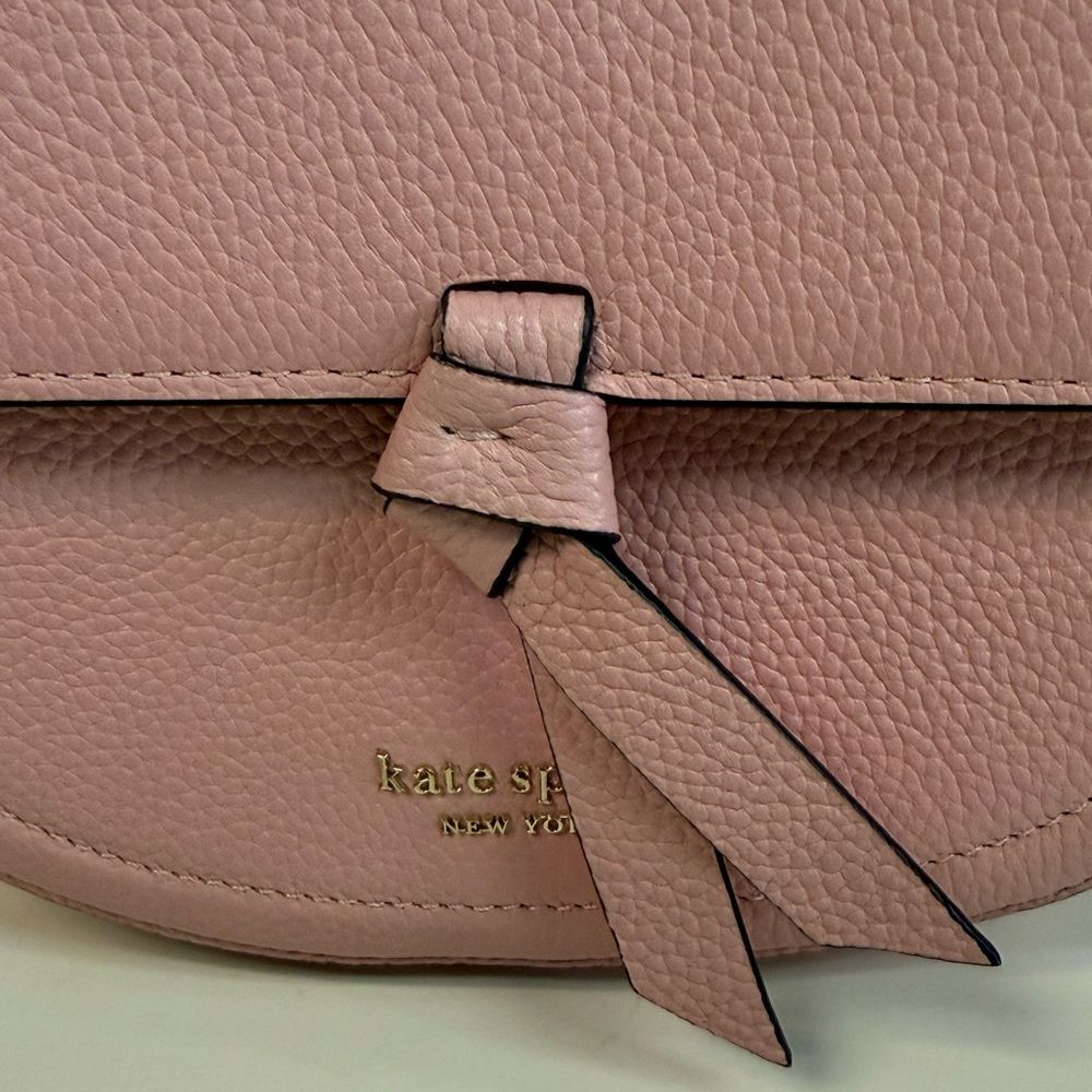 Kate Spade Medium Knott Pink Crossbody Bag - Picture 2 of 11